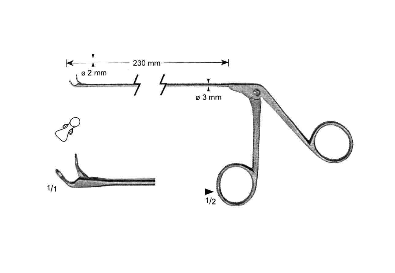 MİKRO KAP FORSEPS 23CM